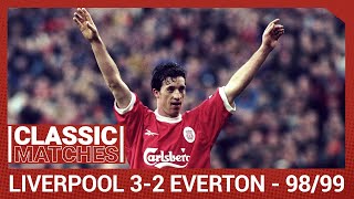 Premier League Classic Liverpool 32 Everton  Reds win dramatic Merseyside derby [upl. by Ravel]