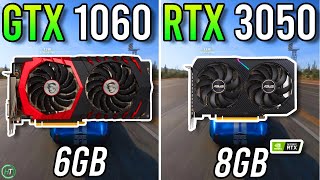 GTX 1060 6GB vs RTX 3050  Should You Upgrade [upl. by Ecirtahs]