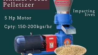 How to make pellets  Animal feeds pellets  How to use a pelletizer  How to preserve animal feed [upl. by Llehcear395]