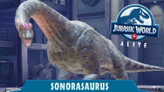 NEW EPIC SONORASAURUS UNLOCKED JURASSIC WORLD ALIVE [upl. by Naerad]