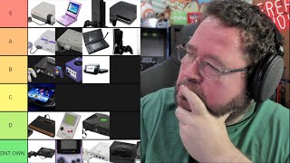 GAMING CONSOLES RANKED Tier List Of Every Gaming Console I Ever Owned [upl. by Alyekahs31]