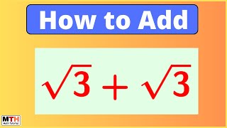 root 3  root 3 How to add √3  √3 [upl. by Uamak]