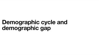 Demographic cycle Demographic Gap  SPM  Community Medicine 3rd MBBS NEET PG [upl. by Dias]