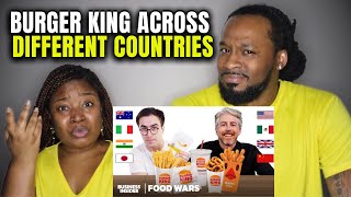 🇺🇸🇦🇺🇮🇹🇯🇵 FOOD WARS Comparing Burger King Across 8 Different Countries 🇲🇽🇬🇧🇨🇳🇮🇳  Americans React [upl. by Nauht]