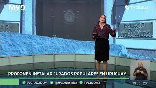 Uruguay Informe televisivo a favor de la implementación de juicios con jurados populares parte 1 [upl. by John]