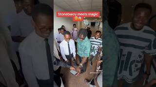 I read Stonebwoy’s mind 😱😰 magic magicalfortress crazy stonebwoy illusion shorts youtube [upl. by Redna2]