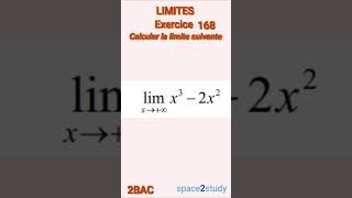 Exercice 168 Limites 2BAC Maths [upl. by Ettenajna]