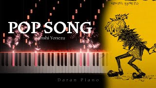 Kenshi Yonezu  POP SONG PlayStation CMsong  Pianocover  tutorial [upl. by Lemhar]