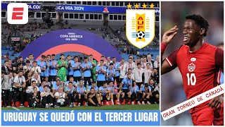 URUGUAY sufriendo DERROTÓ A CANADÁ en penales y es tercero en la Copa América 2024  Exclusivos [upl. by Leith]