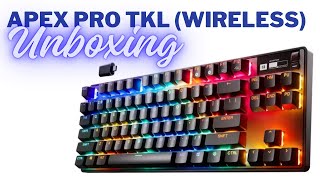 Steelseries Apex Pro TKL Wireless 2023 Full Unboxing [upl. by Ahsiket]