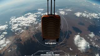 Samsonites Lightest Suitcase Completes Groundbreaking Journey to the Edge of Space [upl. by Ettegroeg476]