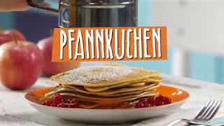 Pfannkuchen ganz leicht selber machen  Die einfachsten Rezepte der Welt [upl. by Godfry]