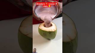 Strawberry coconut shake straberry recipe strewberry strawberry watermelon foodie coconut [upl. by Gunnar185]