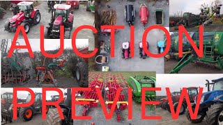 PREVIEW FARM MACHINERY CLEARANCE AUCTION ON Behalf Ian Gardiner of Garbally Bruff Limerick AUCTION [upl. by Valene]