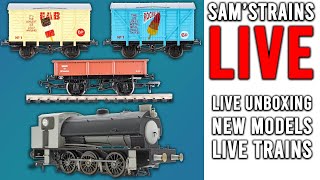 Live Model Train Unboxings amp New Announcements  SamsTrains Live [upl. by Elvina]