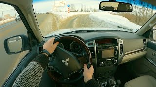 2020 Mitsubishi Pajero  POV Test Drive [upl. by Ahsinrad]