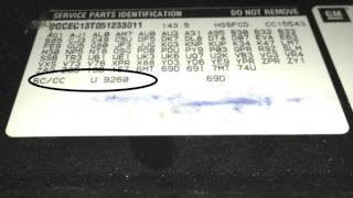 Paint Code  How To Find The Color Code on a GM 2005 Chevrolet Pickup Truck  Vlog [upl. by Aerbas]