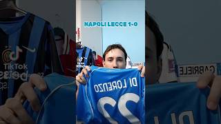 NAPOLI LECCE 10 DI LORENZO 🩵 SOGNO SCUDETTO 🇮🇹 shorts napoli lecce [upl. by Rexferd158]