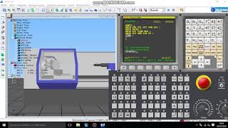 CNC  EXEMPLO 03  CICLO DE DESBASTE AUTOMÁTICO Software SSCNC [upl. by Meikah476]