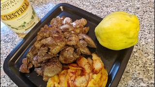 Ficatei cu Gutui Prajite  Livers with Fried Quince [upl. by Aleiram]