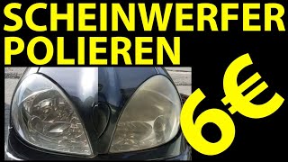 TEST Scheinwerfer polieren für nur 6€ [upl. by Robbins646]