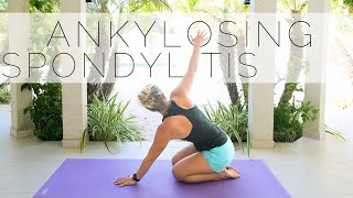 ANKYLOSING SPONDYLITIS YOGA  Best Stretches amp Exercises for Relief [upl. by Aehsal]