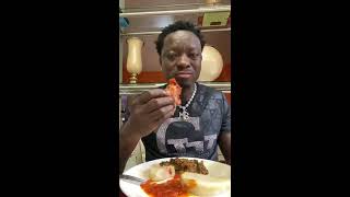 EATING AFRICAN FOOD WITH MICHAEL BLACKSON [upl. by Barny]