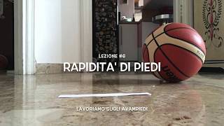 PERSONAL COACHING  MIGLIORA IL TUO BASKET  Lezione6 Rapidità di piedi [upl. by Eittap]