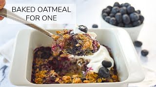 Why Is BAKED OATMEAL for One the Game Changer You Need [upl. by Ubana]