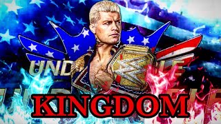 WWE Cody Rhodes quotKingdomquot Official Theme Song 2024 [upl. by Brendon14]