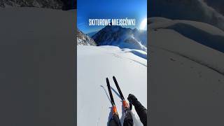 Skiturowe miejscówki w Tatrach 🏔️ Czerwona Ławka ⛷️ skitouring [upl. by Anrak]