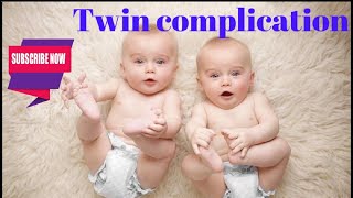 Monochorionic diamniotic twins complication  identical twins [upl. by Bobina872]