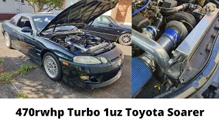 470rwhp Turbo 1uz Toyota Soarer  Lexus SC400 [upl. by Zacarias831]