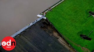 Whaley Bridge Dam Collapse Town Evacuated Over Flood Fears [upl. by Ahserkal]