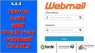 How to check your webmail EMAILS [upl. by Katina]