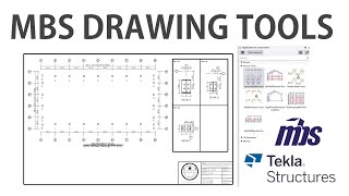 Keyack Tech  MBS Tekla Anchor Bolt Plan [upl. by Panaggio363]