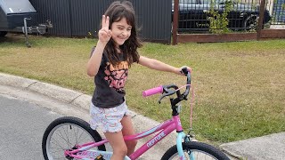 Alyssa Buying Kmart Neptune Bike in Brisbane Australia [upl. by Akirehs489]