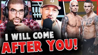 Ariel Helwani GOES OFF on Brendan Schaub for LYING about him Dustin Poirier vs Charles Olivera [upl. by Atiuqal]