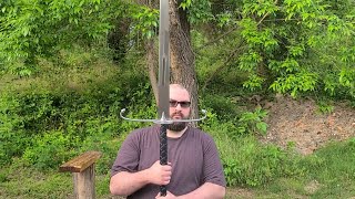 CAS Hanwei Lowlander Greatsword Review  Sure its 6 long but why [upl. by Angrist]