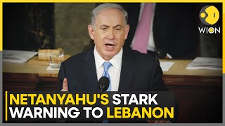 Israeli PM Warns Lebanon With Gaza Like Destruction  World News  WION [upl. by Sukram753]