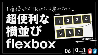 1度使ったら戻れない超便利な横並び【flexbox】 [upl. by Savitt643]