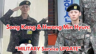 Song Kang amp Hwang Min Hyun SPOTTED in new photos from the military training center [upl. by Ecienaj]