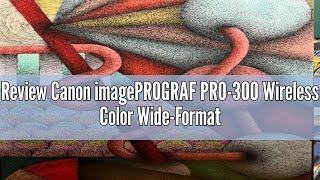 Review Canon imagePROGRAF PRO300 Wireless Color WideFormat Printer Prints up to 13quotX 19quot 30quot LC [upl. by Chadbourne]