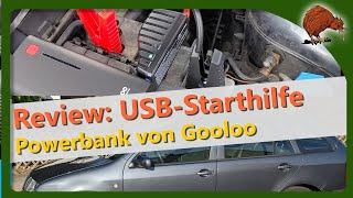 Review Powerbank mit Starthilfe fürs Auto – Gooloo Starthilfe 1200A 12 V [upl. by Alaric99]