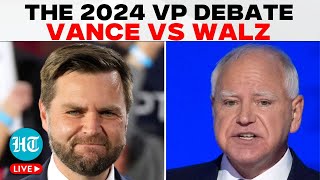 US VP Debate LIVE  Walz Vs Vance Showdown  Vice Presidential Debate Live  US Elections  Trump [upl. by Velick250]