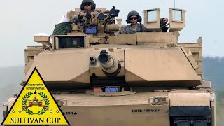 M1A2 Abrams tanks at the 2016 Sullivan Cup best tank crew competition in the USA [upl. by Auqinet]