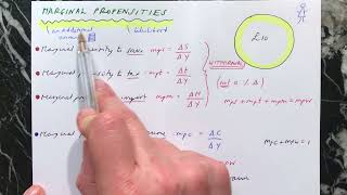 Marginal propensities  explaining MPC MPT MPS MPM amp MPW [upl. by Neram]