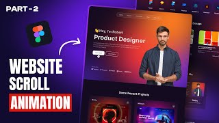 How to Create Full Page Website Scroll Animation In Figma  Figma Tutorial [upl. by Gauntlett]