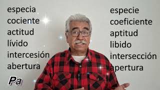 Parónimos palabras similares y que se confunden con regularidad [upl. by Llertnahs201]