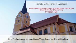 Messe zum 30jährigen Jubiläum der Bolivienhilfe am 10112024 um 1030 Uhr Pfarrer Klaus Gruber [upl. by Naesar]